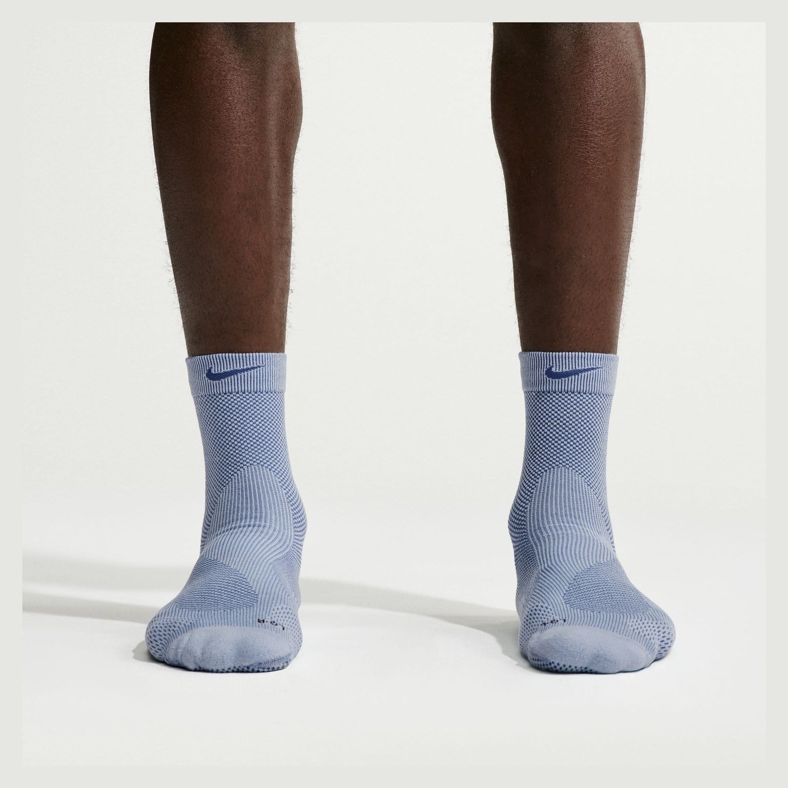 Nike Lightweight Crew Running Socks - Hyrdrogen Blue/Mystic Navy - image 5