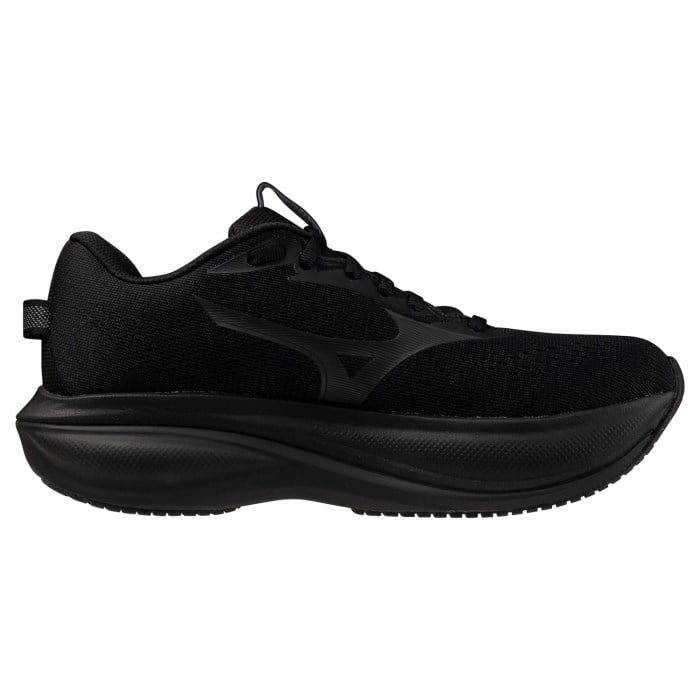 Mizuno Wave Rider 30 - Womens Running Shoes - Black/Black - image 2