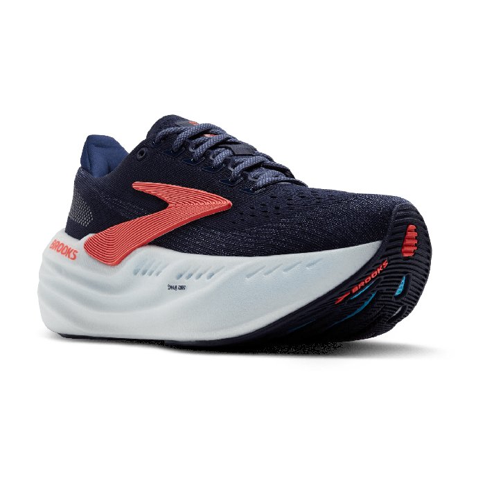 Brooks Glycerin Max - Womens Running Shoes - Peacoat/Blue/Hot Coral