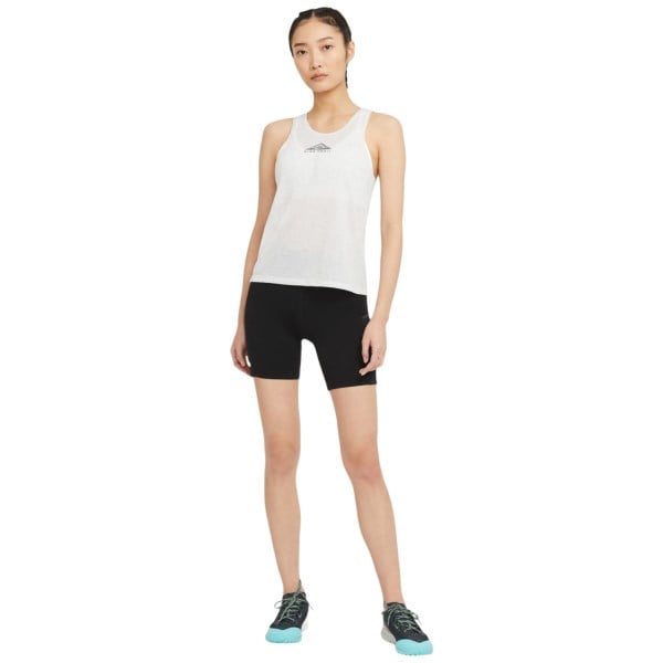 Nike City Sleek Womens Trail Running Tank Top - Light Smoke Grey Fog/Reflective Silver