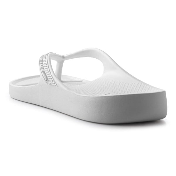 Lightfeet Revive Unisex Recovery Thongs - White