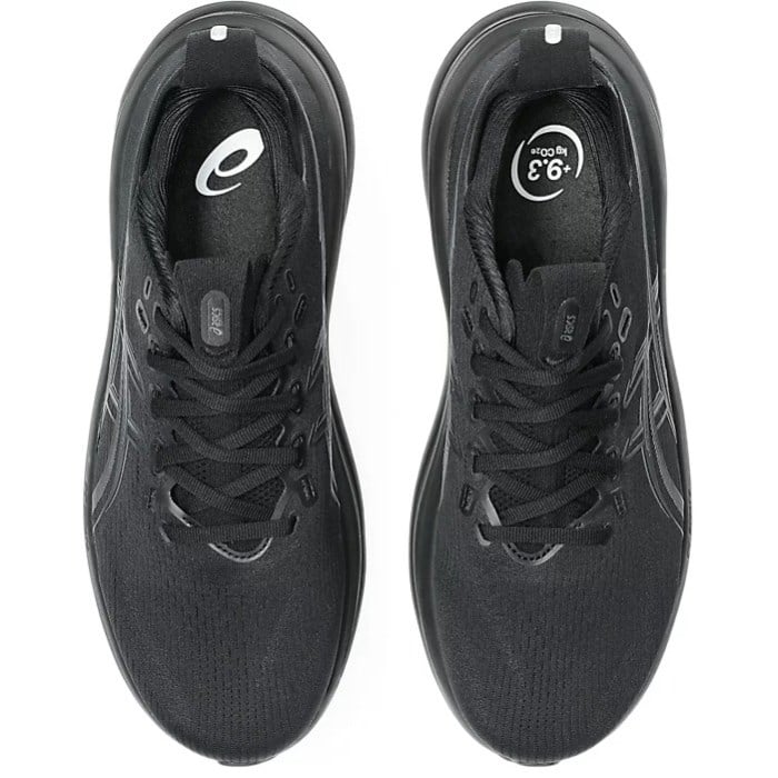 Asics Gel Nimbus 28 - Mens Running Shoes - Black/Graphite Grey