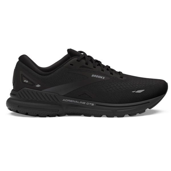 Brooks Adrenaline GTS 23 - Womens Running Shoes - Black/Black/Ebony