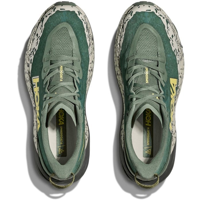 Hoka Speedgoat 6 - Mens Trail Running Shoes - Fern/Asphalt Grey
