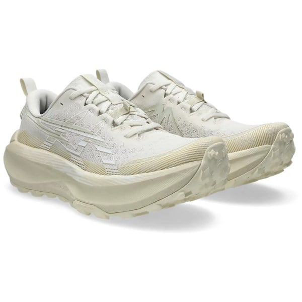 Asics Trabuco Max 4 - Mens Trail Running Shoes - Cream/White