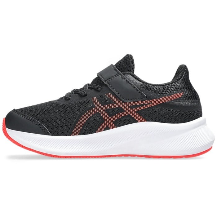 Asics Patriot 13 PS - Kids Running Shoes - Black/Flash Red
