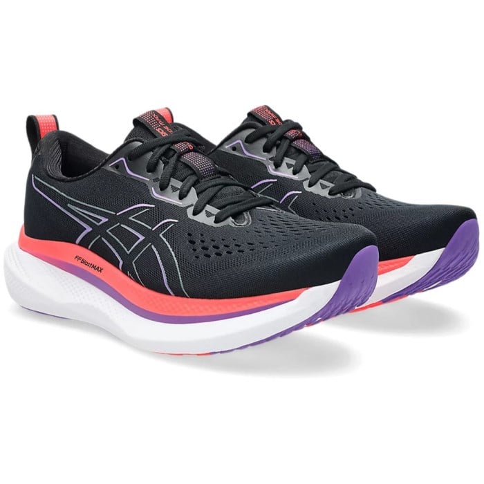 Asics GlideRide Max - Mens Running Shoes - Black/Flash Red