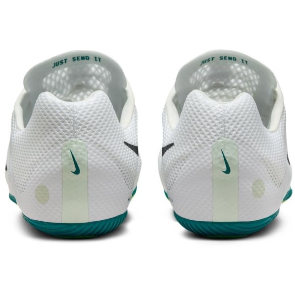 Nike Zoom Rival Sprint - Unisex Sprint Spikes - White/Black/Bright Spruce/Vapor Green