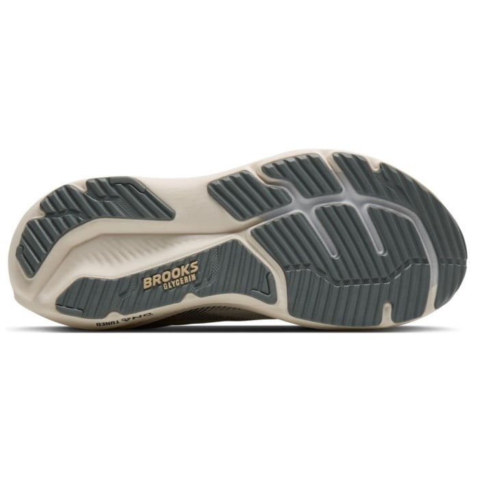 Brooks Glycerin 23 - Mens Running Shoes - Coconut/Bleached Grey