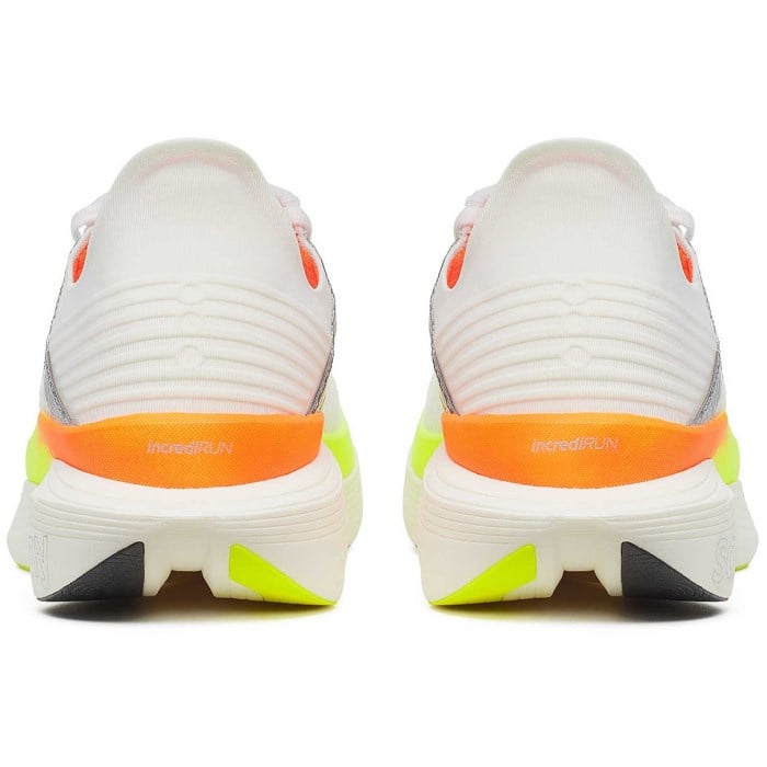 Saucony Endorphin Elite 2 - Unisex Racing Shoes - White/Vo2/Yellow/Orange