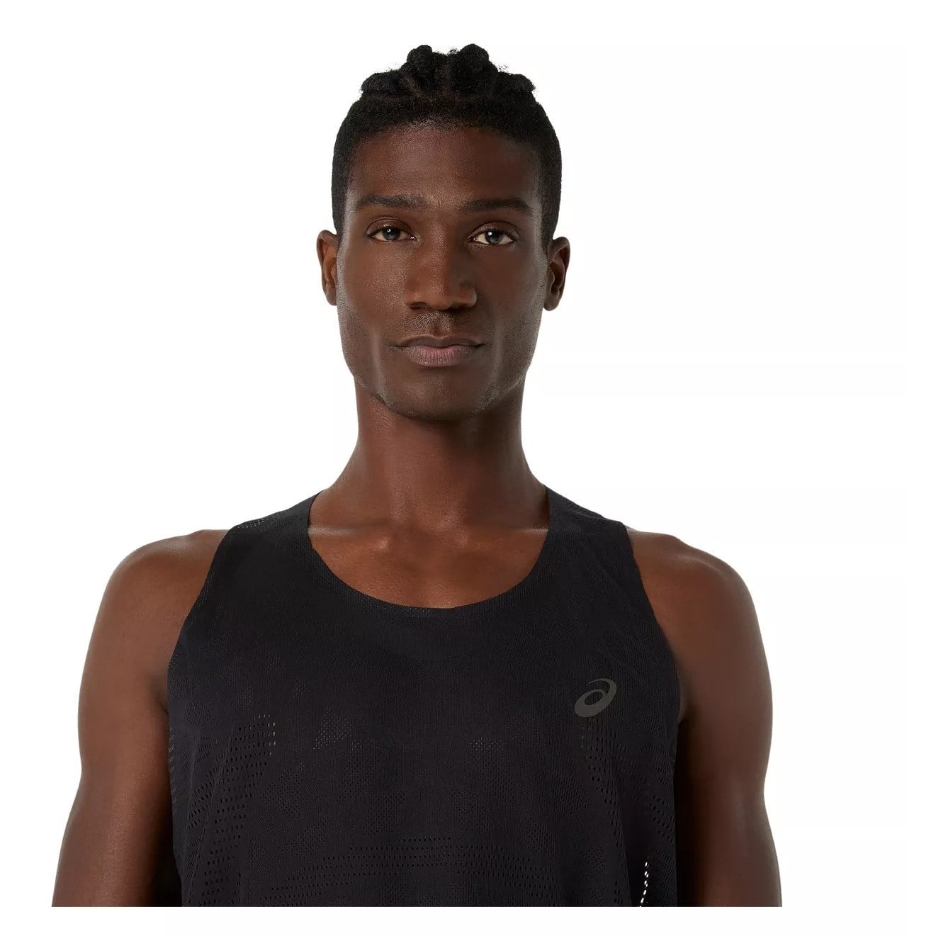 Asics MetaRun Mens Singlet - Performance Black