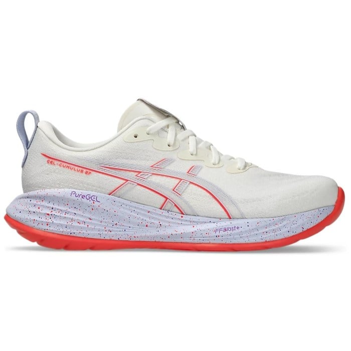 Asics Gel Cumulus 27 Tokyo - Mens Running Shoes - Cream/Edo Purple
