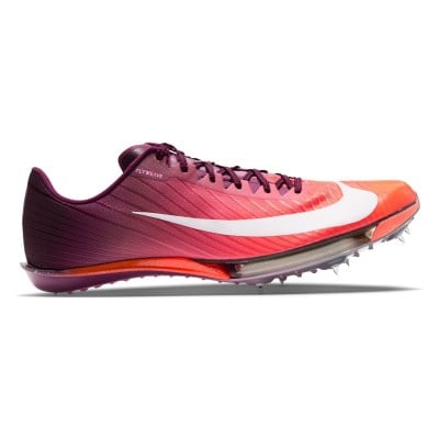 Nike Air Zoom Maxfly 2 - Unisex Track Sprint Spikes - Bordeaux/White/Bright Crimson