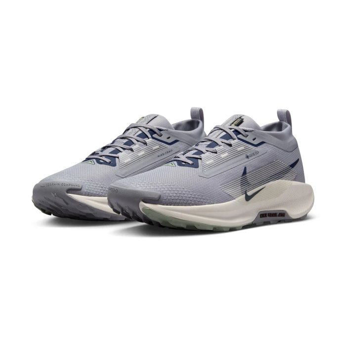 Nike Pegasus Trail 5 GTX - Mens Trail Running Shoes - Cement Grey/Midnight Navy/Jade Horizon