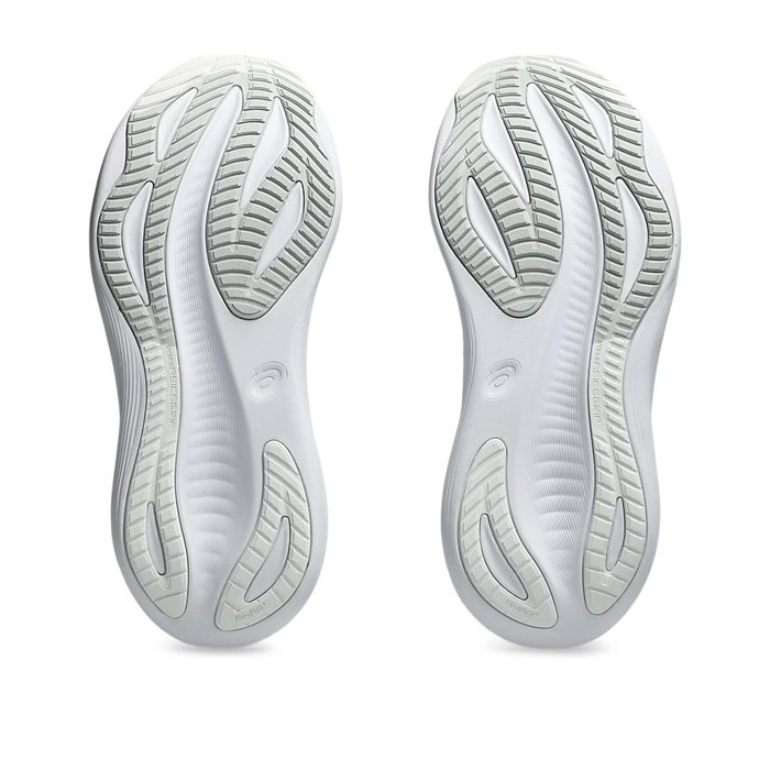 Asics Gel Nimbus 27 - Womens Running Shoes - White/Glacier Grey