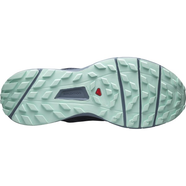 Salomon Sense Ride 2 - Womens Trail Running Shoes - Crown Blue/Flintstone/Icy Morning