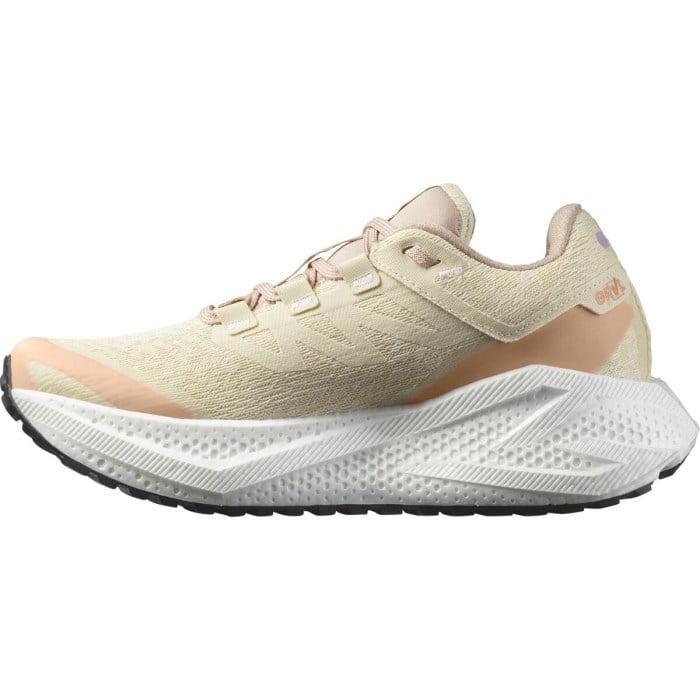 Salomon Aero Glide 3 GRVL - Womens Running Shoes - Shortbread/White/Fusion Coral