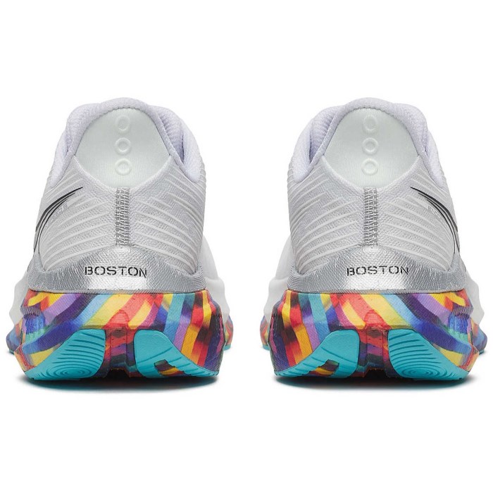 Saucony Endorphin Speed 5 Boston - Womens Running Shoes - White/Multi