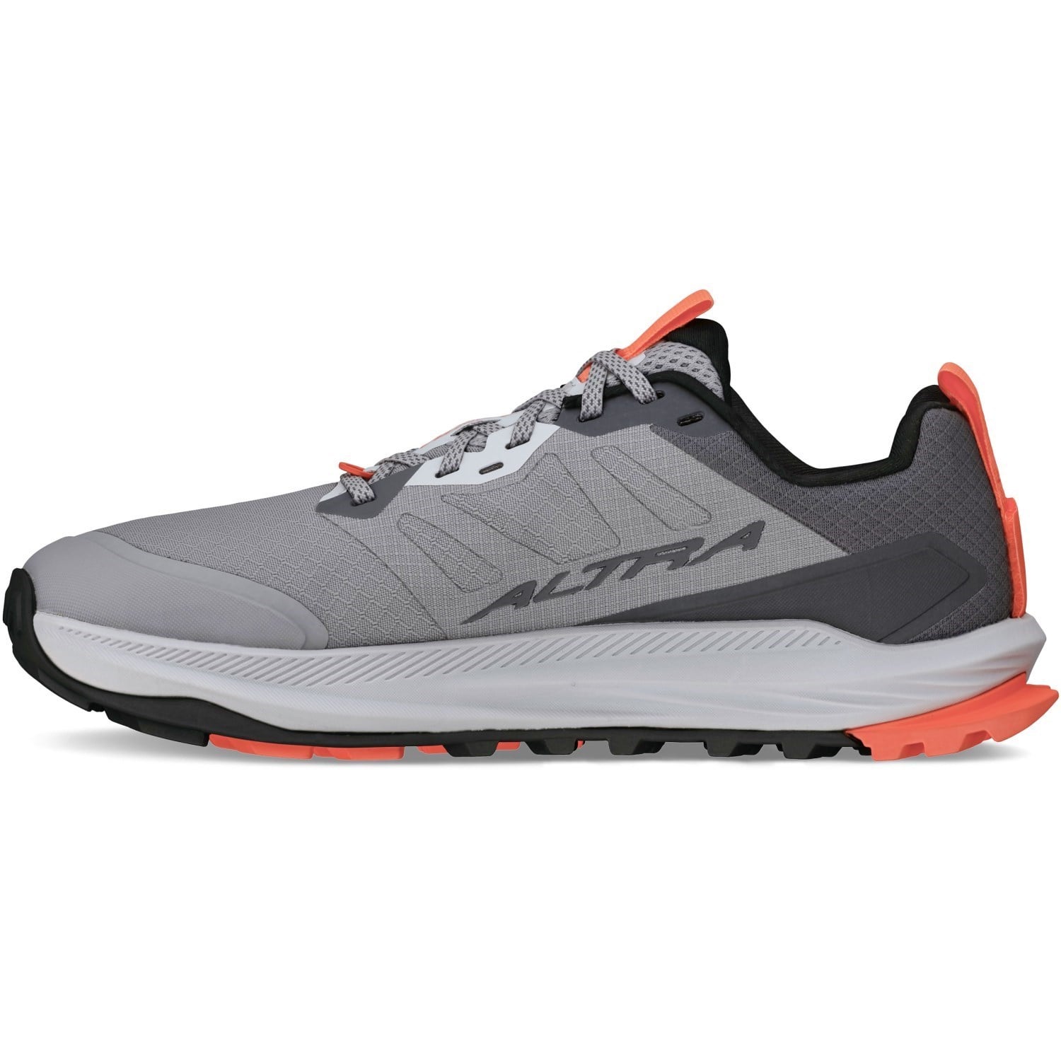 Altra Lone Peak 9+ - Womens Trail Running Shoes - Gray/Orange - image 2