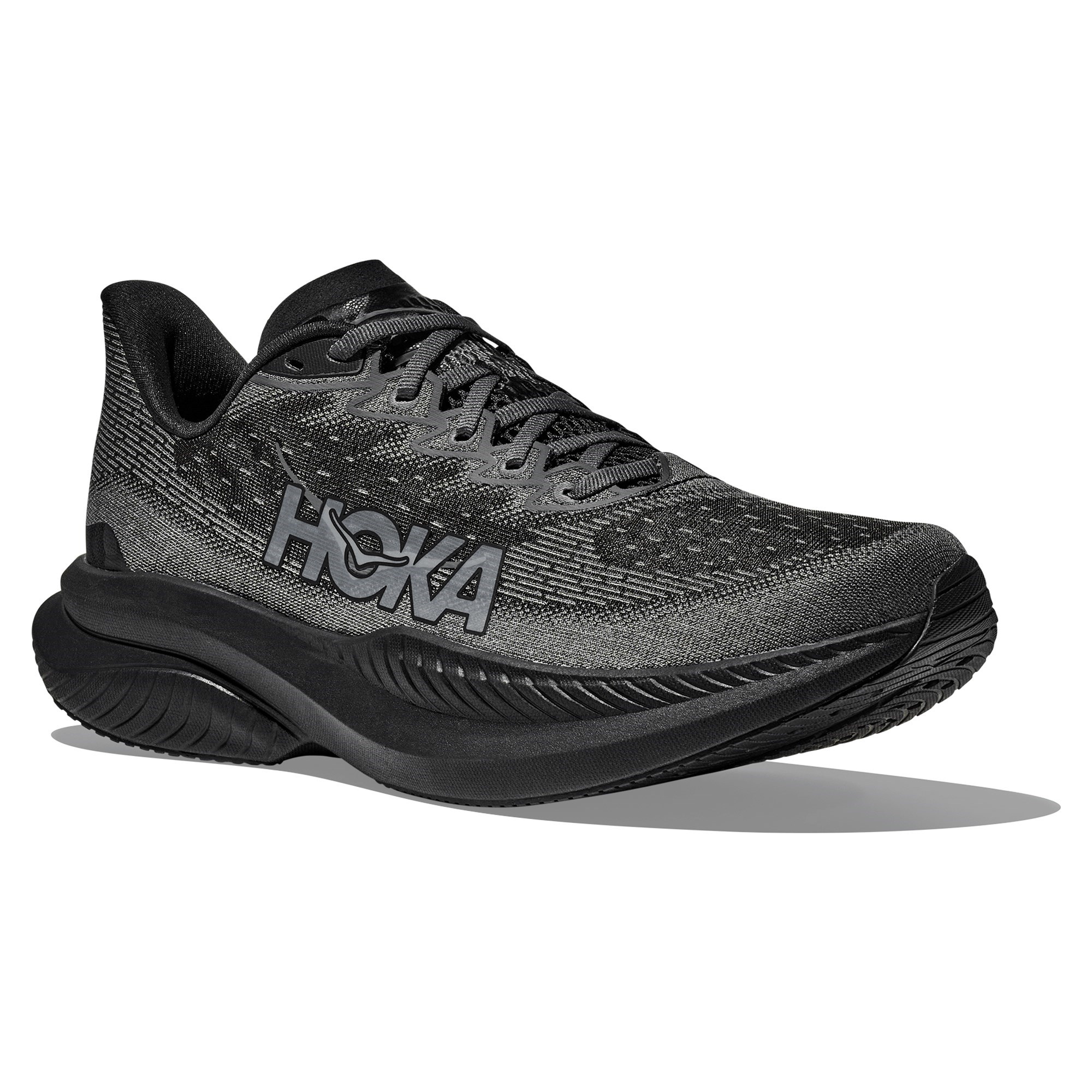 Hoka Mach 6 - Mens Running Shoes - Black/Outer Orbit - image 4