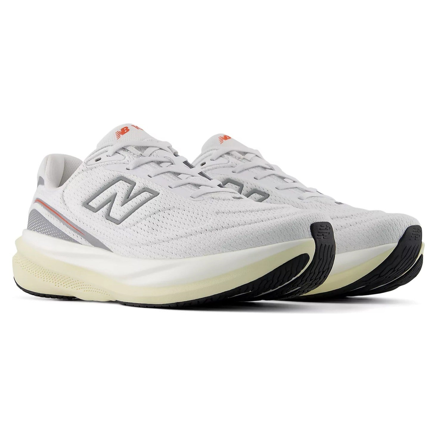 New Balance 1080v15 - Mens Running Shoes - White/Neo Flame - image 6