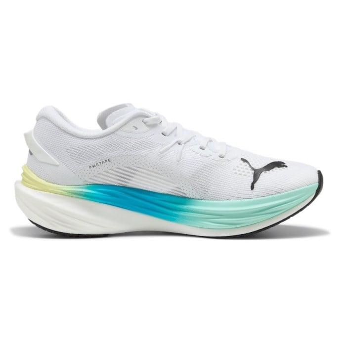 Puma Deviate Nitro 3 - Mens Running Shoes - White/Mint Melt