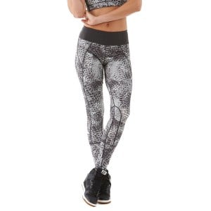Bayse Snake Print Full Length Womens Training Tights