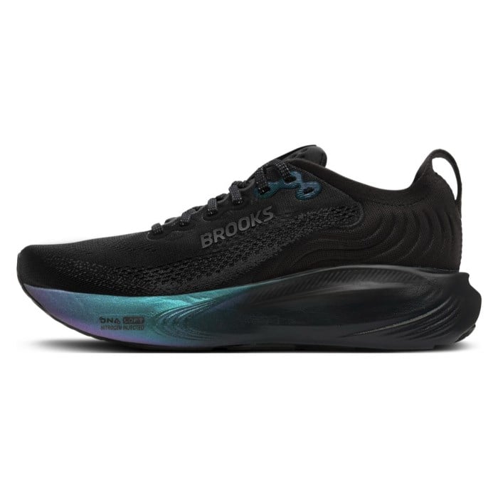 Brooks Adrenaline GTS 25 - Womens Running Shoes - Moonlight Black/Silver/Chameleon - image 2