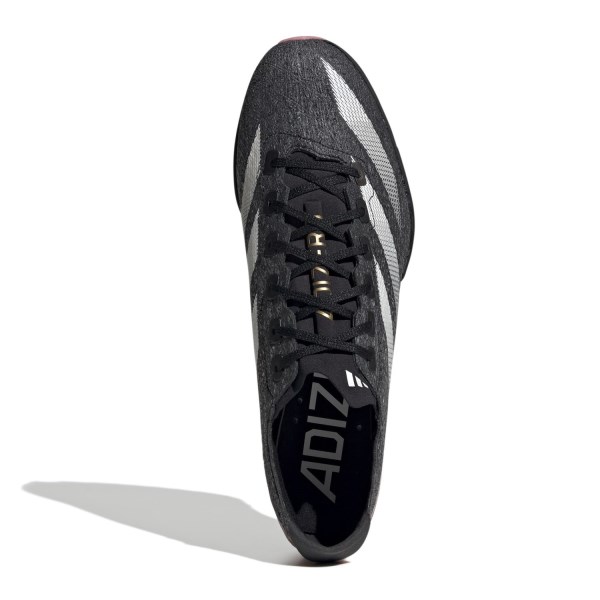 Adidas Adizero Prime SP 3 Strung - Unisex Track Sprint Spikes - Core Black/Zero Metallic/Spark