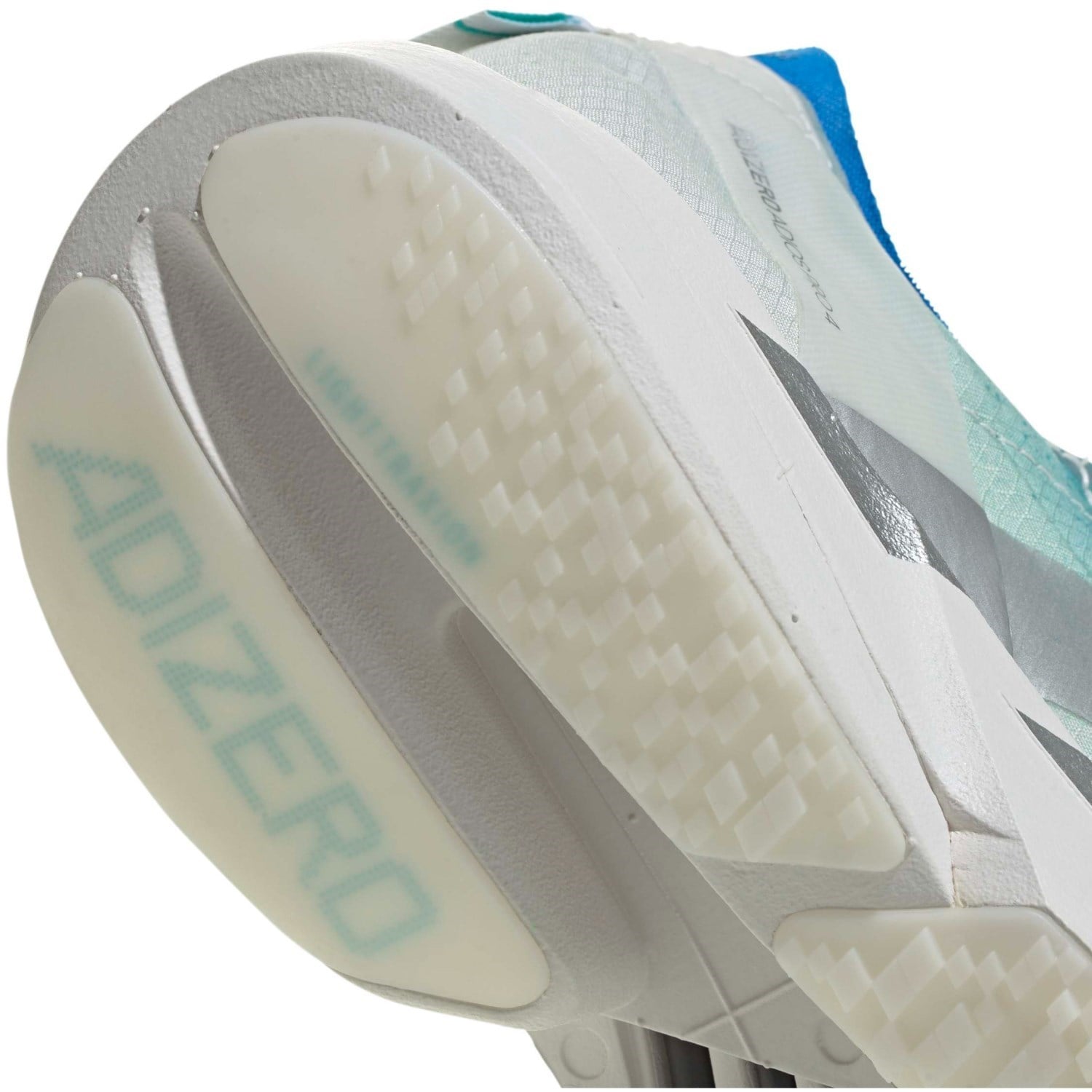 adidas Adizero Adios Pro 4 - Womens Racing Shoes - Hi Res Aqua/Matte Silver/Grey One