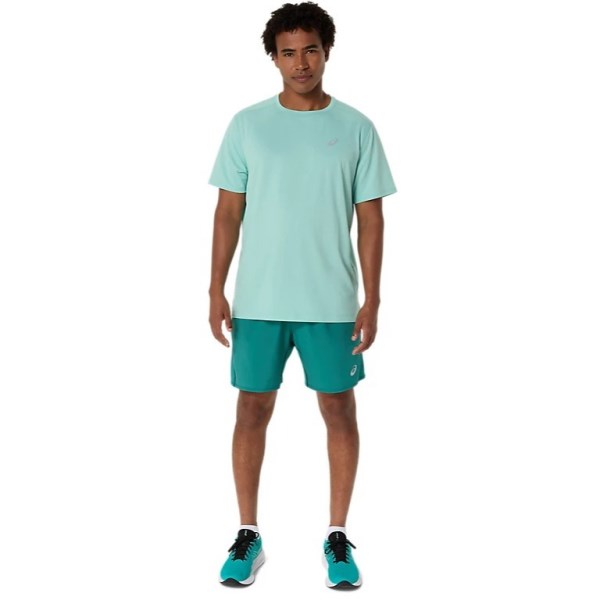 Asics Silver 7inch Shorts - Mens Running Shorts - Rainy Lake
