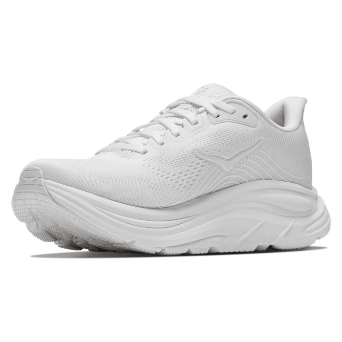 Hoka Clifton 11 - Womens Running SHoes - White/White - image 3