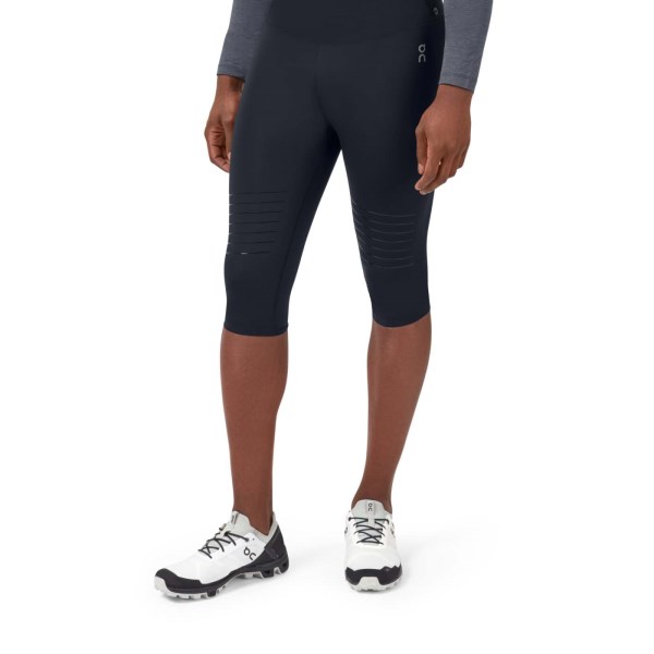 On Running Mens Trail Running Tights - Black
