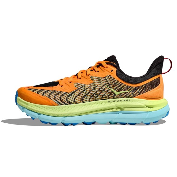 Hoka Mafate Speed 4 - Mens Trail Running Shoes - Solar Flare/Lettuce