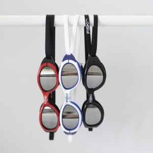 Fiski Hunter Polarised Swimming Goggles - Fire