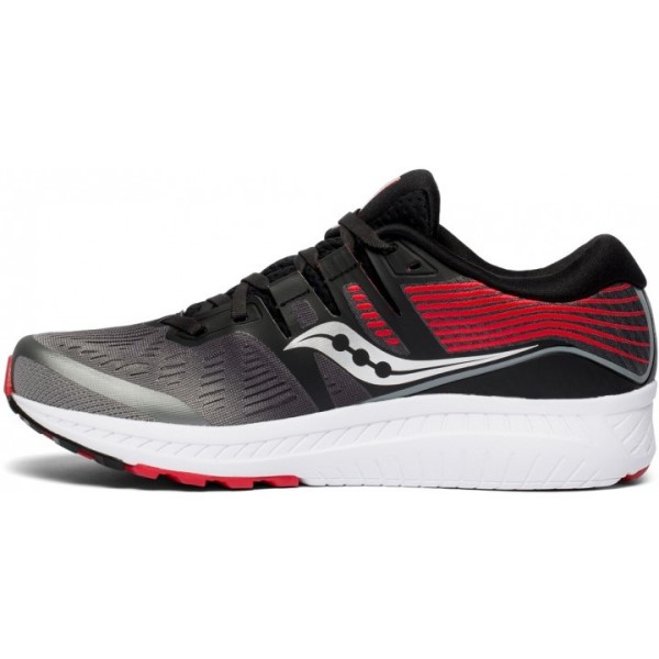 Saucony Ride ISO - Mens Running Shoes - Grey/Black