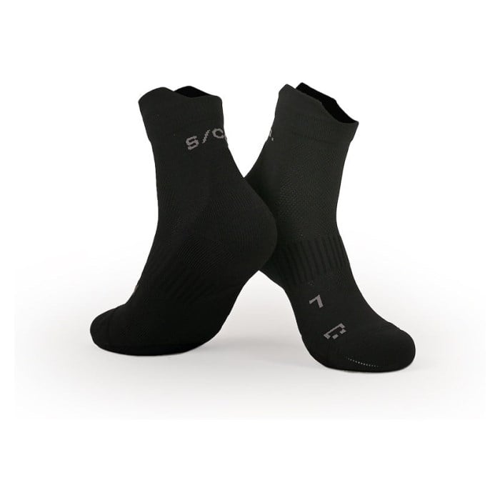 S/Co. Casual Quarter Unisex Running Socks - Jet Black - image 2