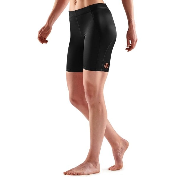 Skins Series-5 PowerShorts Womens Compression Shorts - Black