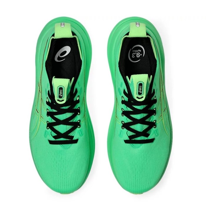 Asics Gel Nimbus 28 - Mens Running Shoes - Vital Green/Illuminate Green