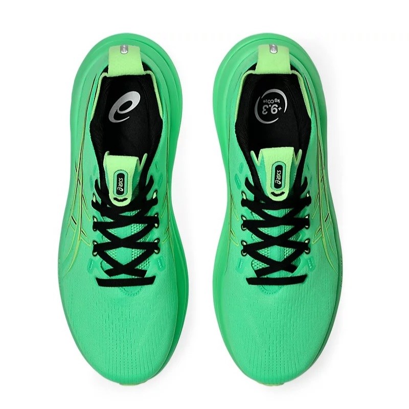 Asics Gel Nimbus 28 - Mens Running Shoes - Vital Green/Illuminate Green