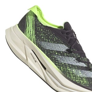 Adidas Adizero Prime X 2 Strung - Unisex Road Racing Shoes - Aurora Black/Zero Metallic/Green Spark