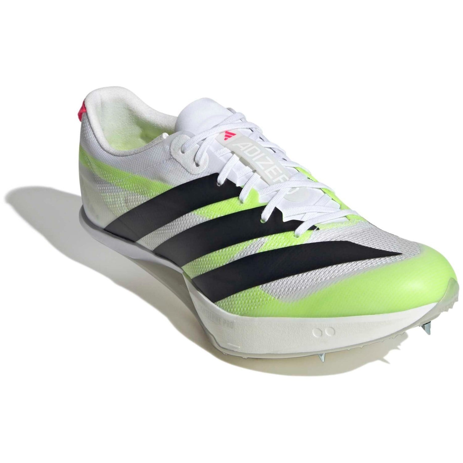adidas Adizero Prime SP 4 - Unisex Track Sprint Spikes - Cloud White/Cloud Black/Lucid Red