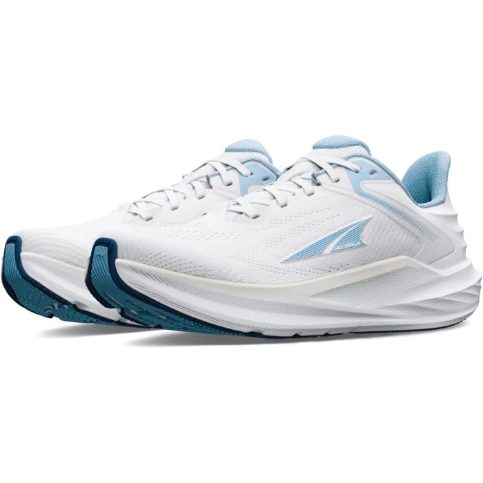 Altra Torin 8 - Womens Running Shoes - White/Light Blue